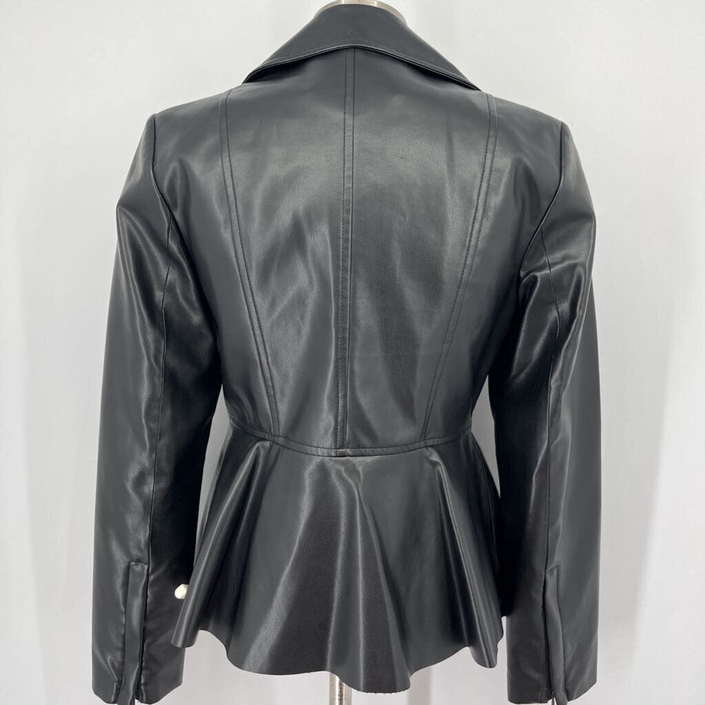 Via Spiga Faux Leather Jacket