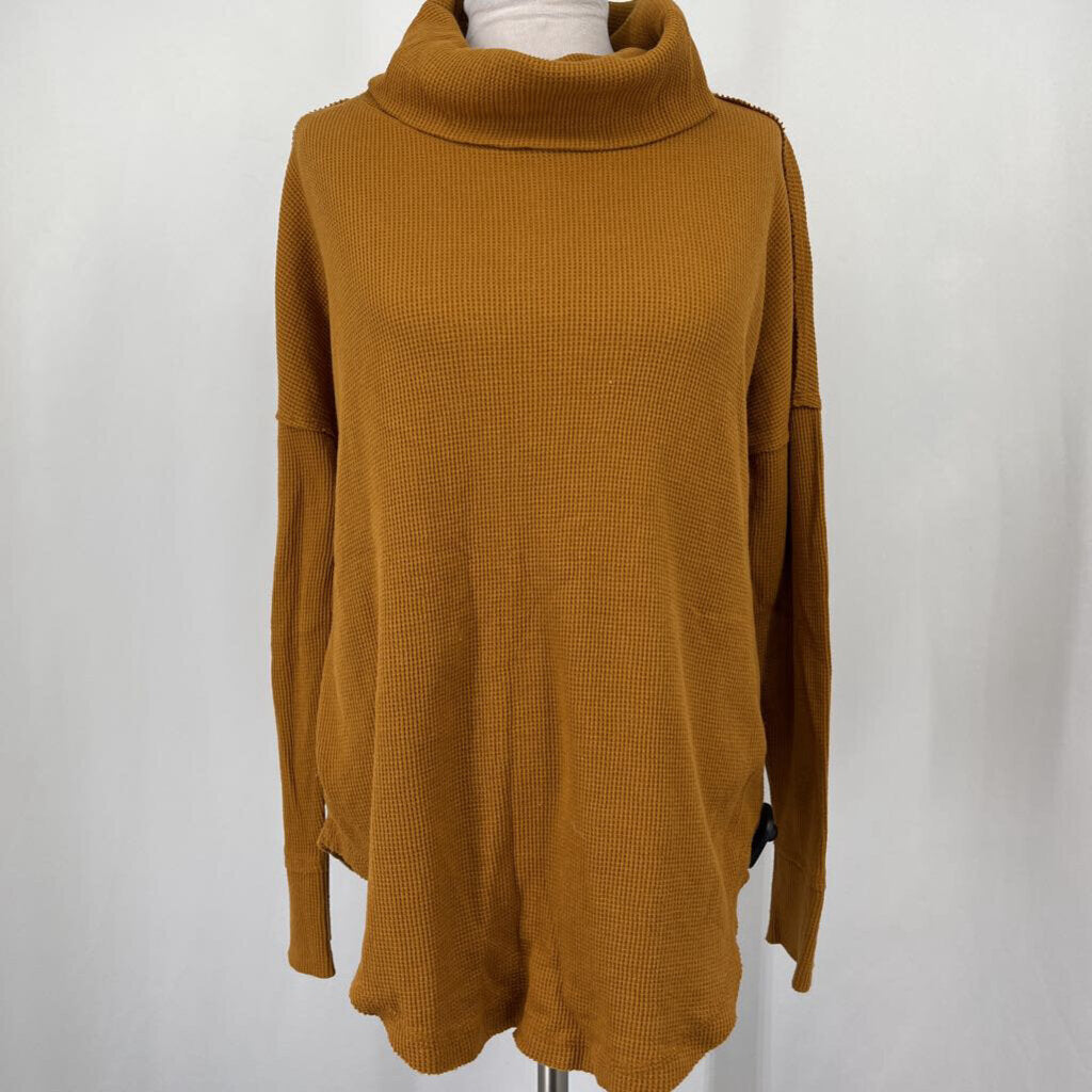 Maeve L/s Waffle Knit Pullover