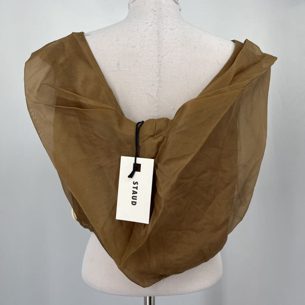 Staud Slvls Off Shldr Silk Shirt