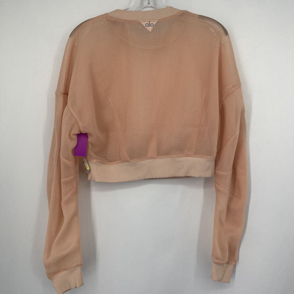 Alo Mesh Cropped Shirt