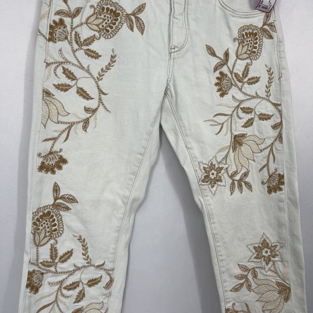 Pilcro Embroidered Jeans