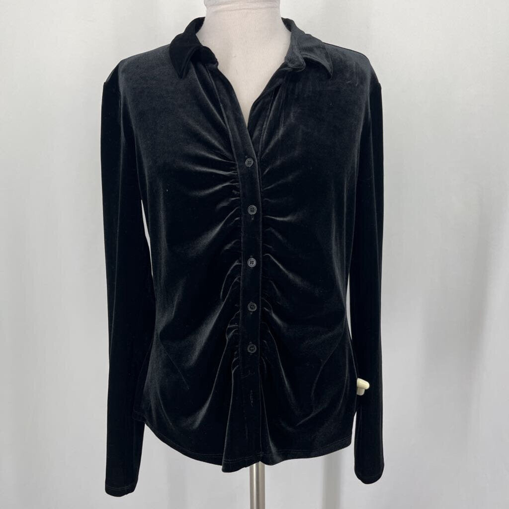 Sanctuary L/s Velour Shirt