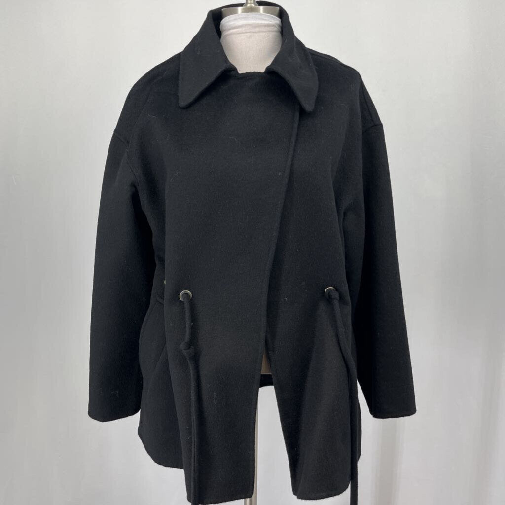 ba&sh Tie Waist Collared Coat