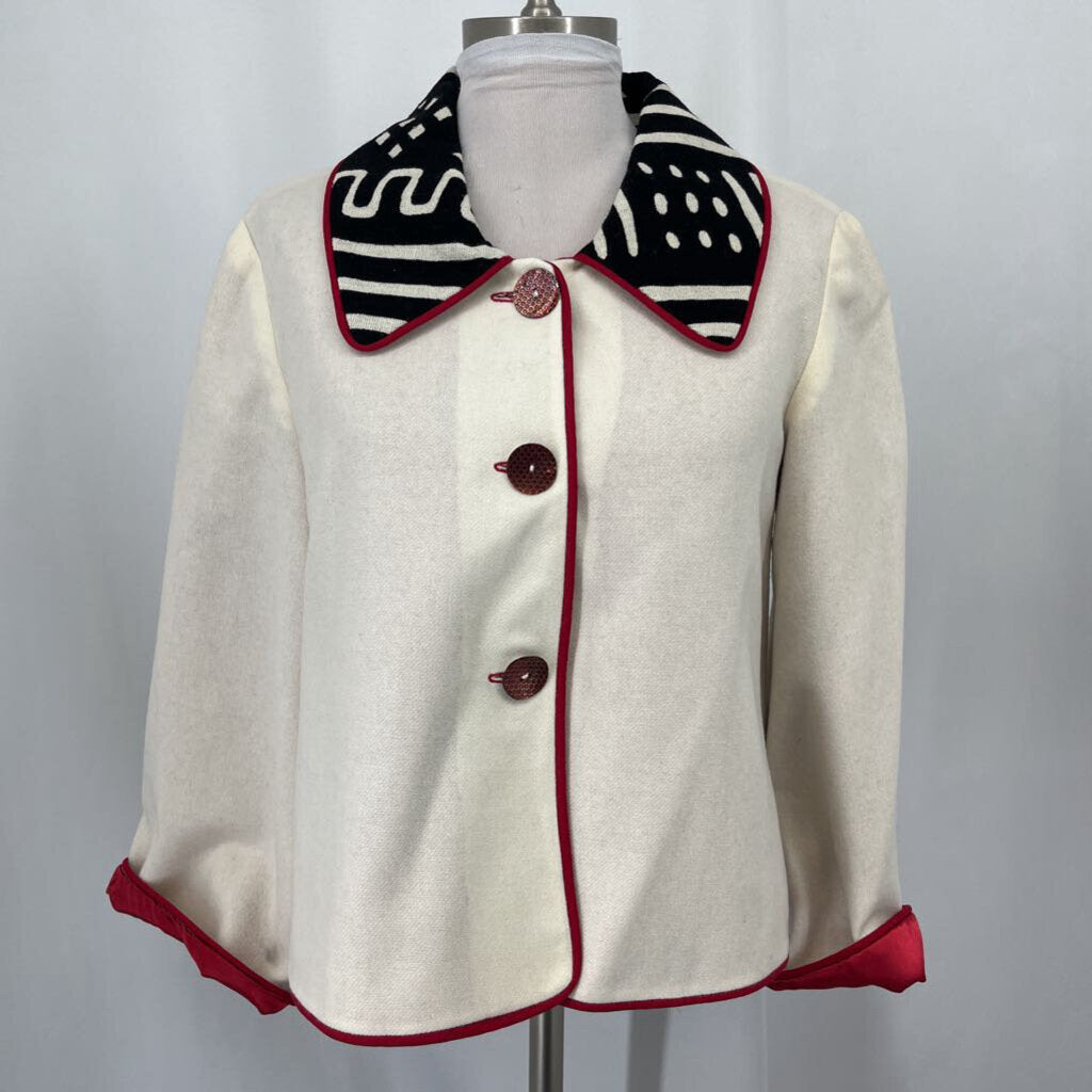 Ruby's Raps Stripe Collar Blazer