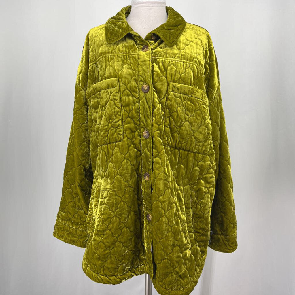 Anthropologie Velour Jacket