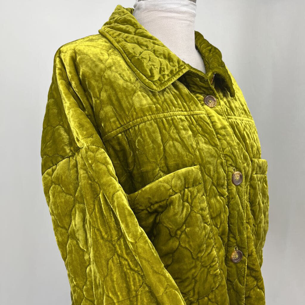 Anthropologie Velour Jacket