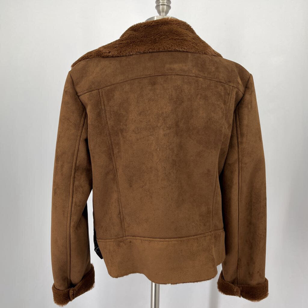 Lauren Faux Suede Moto Jacket