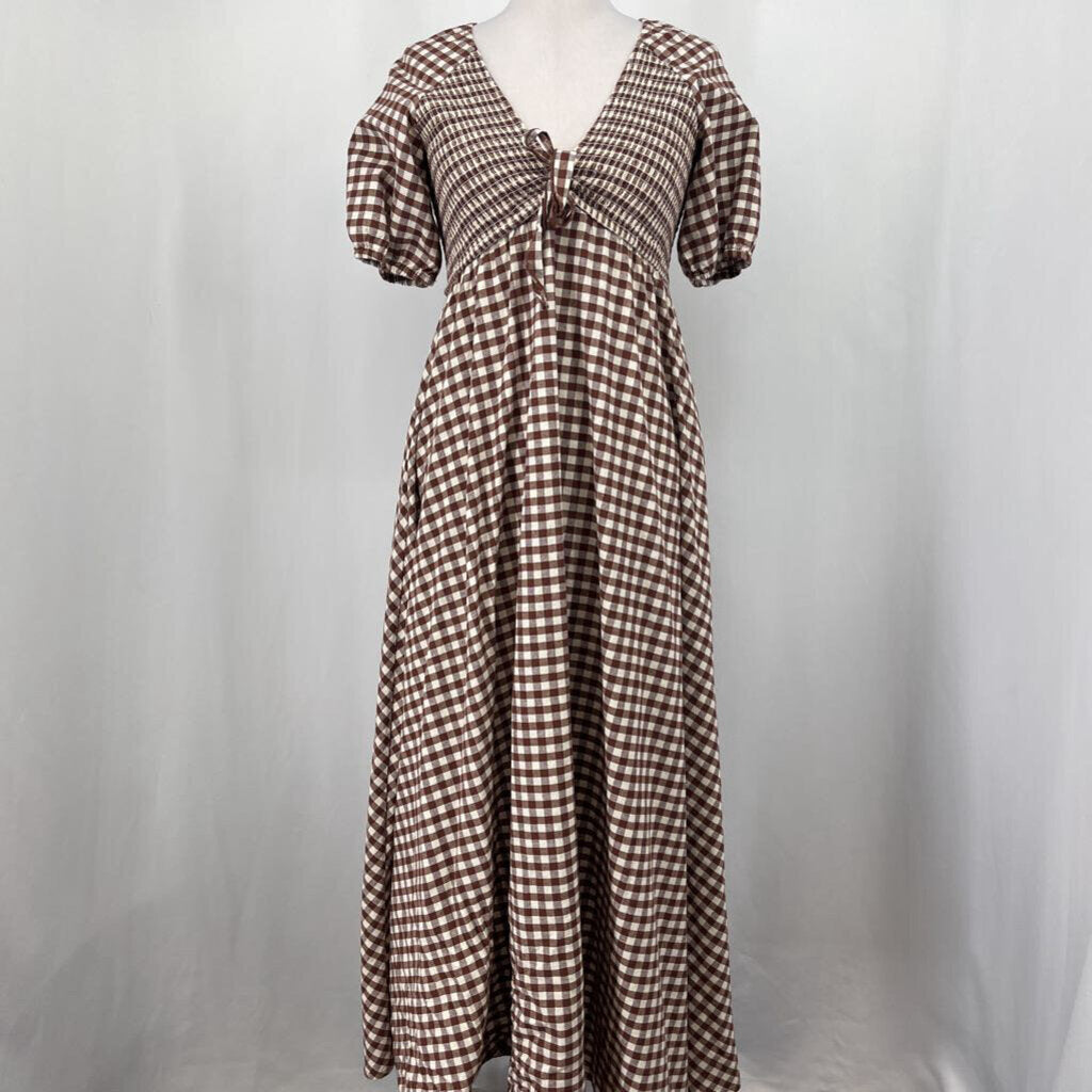 In Bloom S/s Gingham Dress