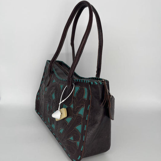 Territory Ahead Leather Handbag