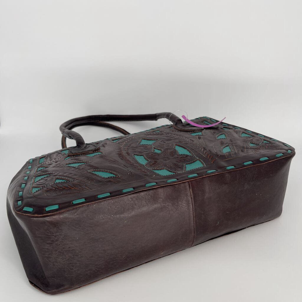 Territory Ahead Leather Handbag