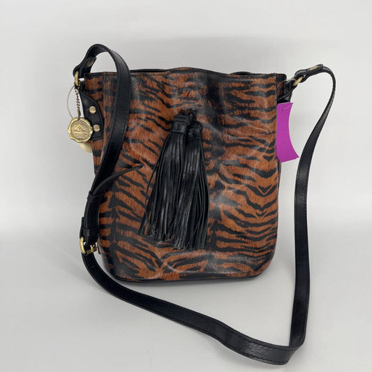 Patricia Nash Tiger Print Bucket Bag