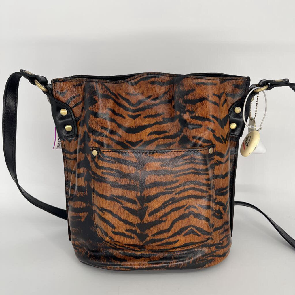 Patricia Nash Tiger Print Bucket Bag