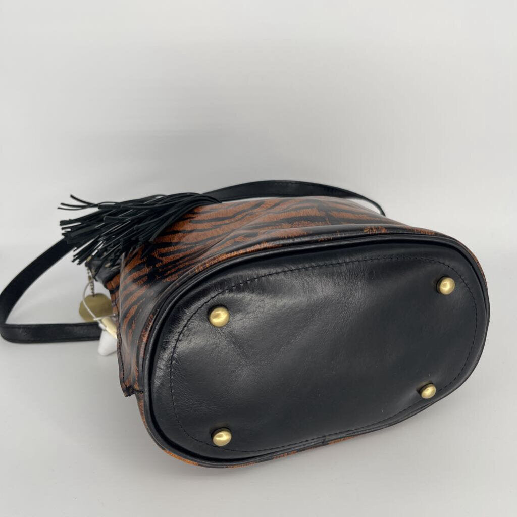Patricia Nash Tiger Print Bucket Bag