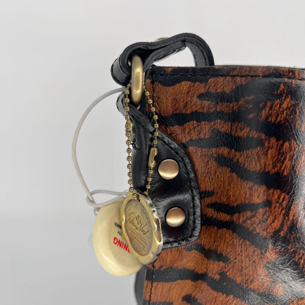 Patricia Nash Tiger Print Bucket Bag