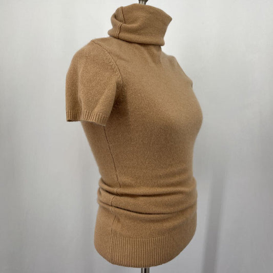 Scoop Cashmere Blend S/s Turtleneck