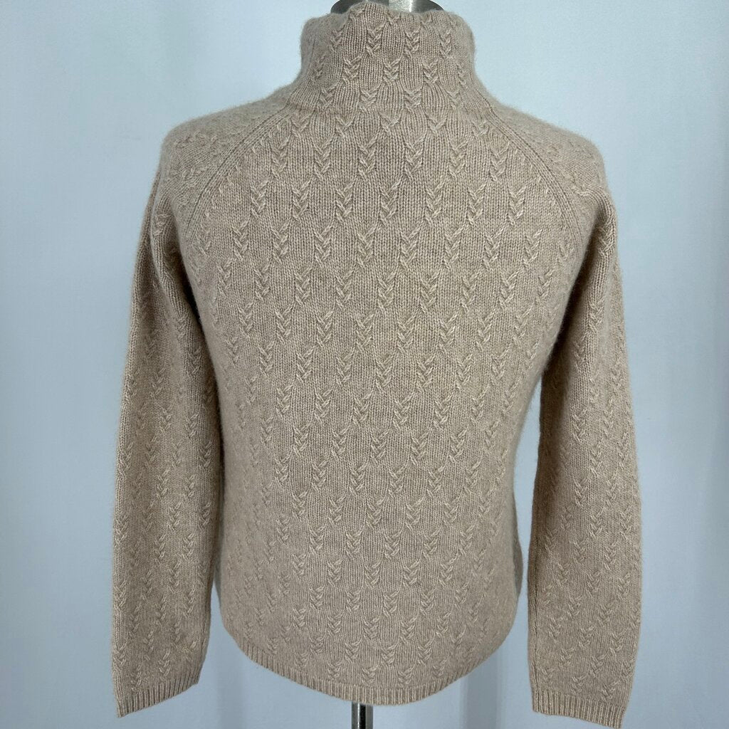 Max Mara Mock Neck Cashmere Sweater