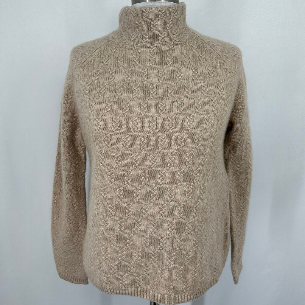 Max Mara Mock Neck Cashmere Sweater