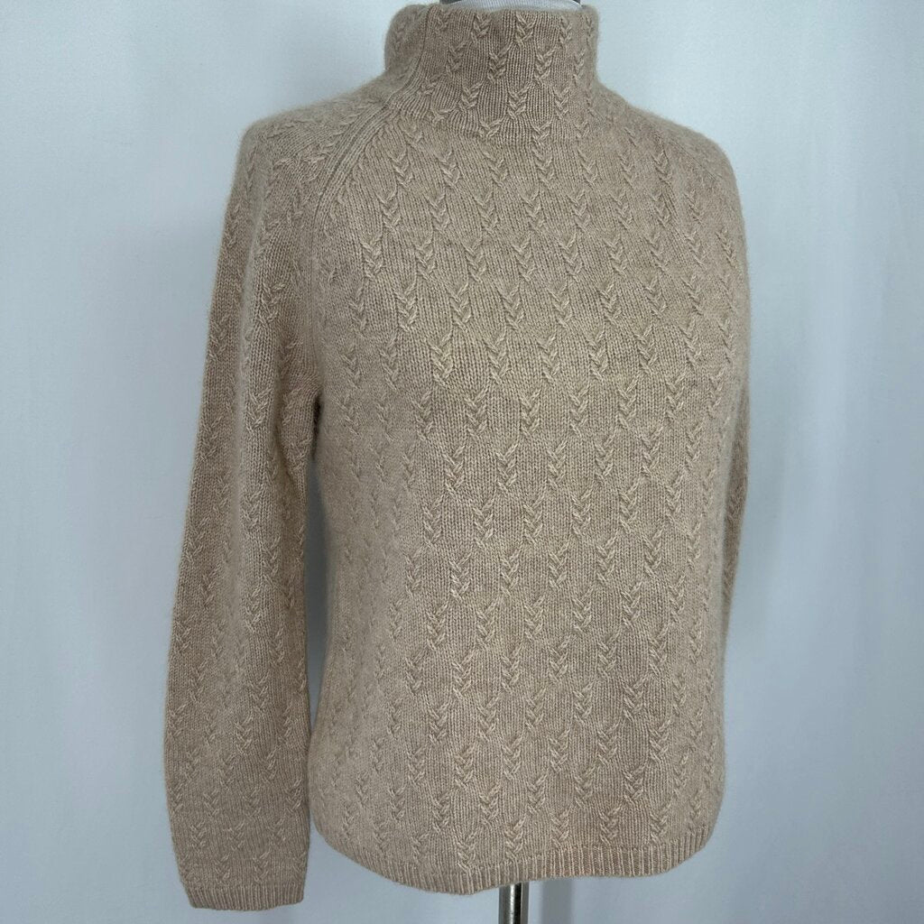 Max Mara Mock Neck Cashmere Sweater