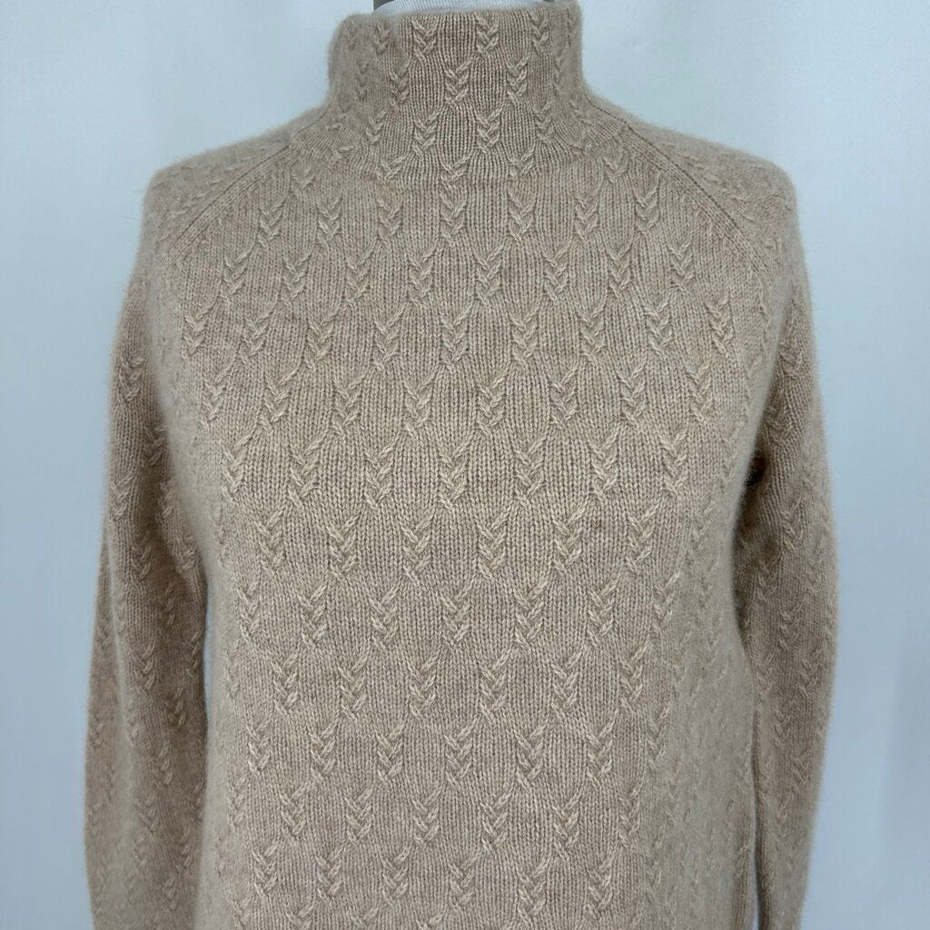 Max Mara Mock Neck Cashmere Sweater