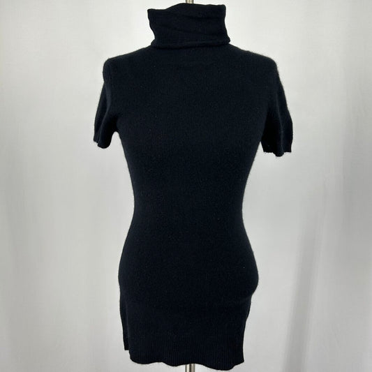 Scoop Cashmere Blend S/s Turtleneck