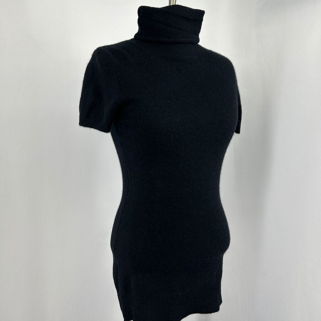 Scoop Cashmere Blend S/s Turtleneck