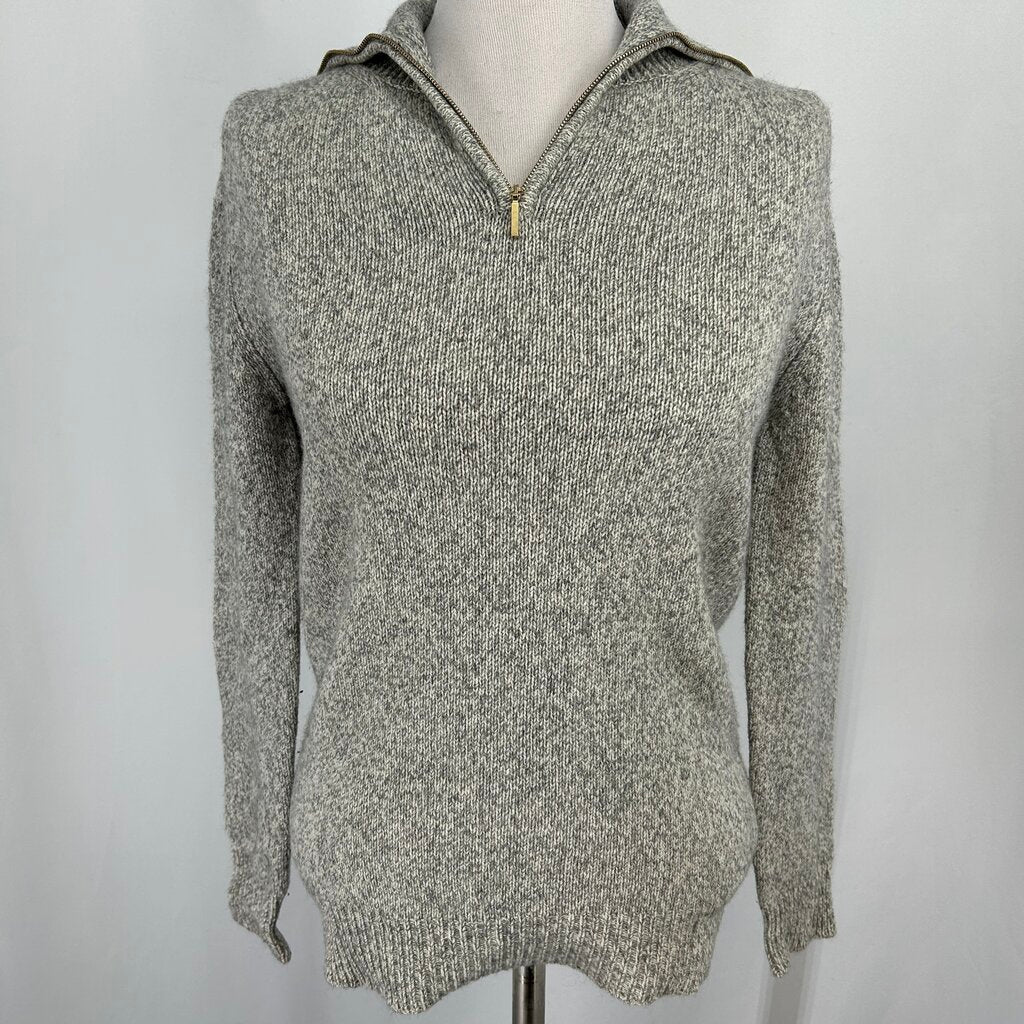 Ballantyne L/s Cashmere Quarter Zip