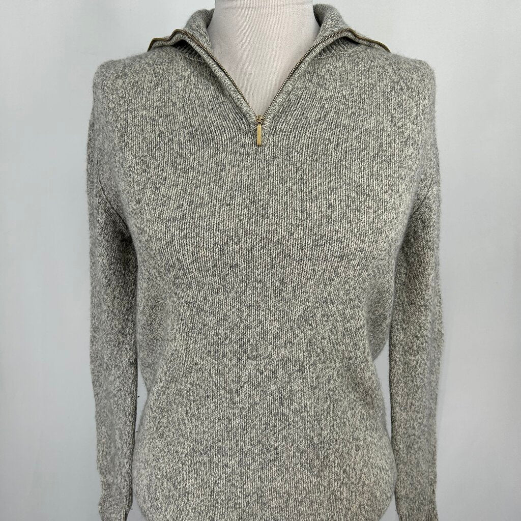 Ballantyne L/s Cashmere Quarter Zip