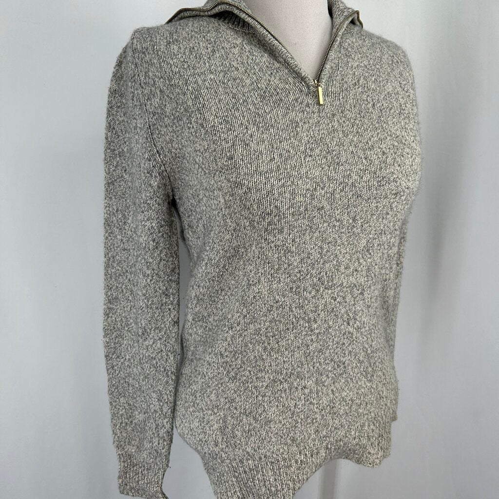 Ballantyne L/s Cashmere Quarter Zip
