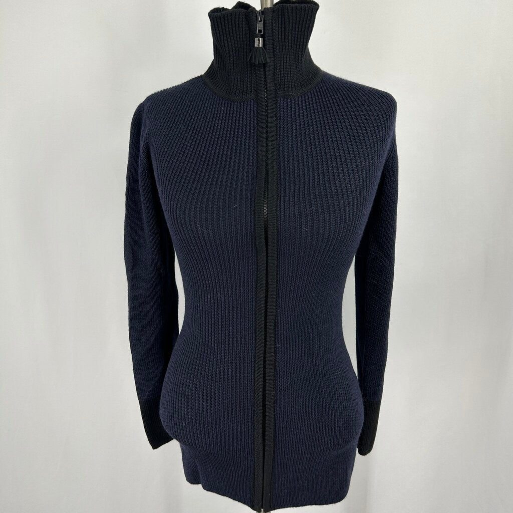 Zang Toi L/s Zip Up Sweater