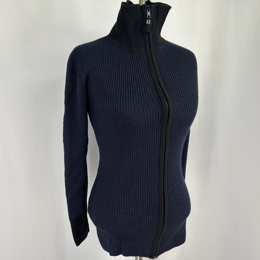 Zang Toi L/s Zip Up Sweater