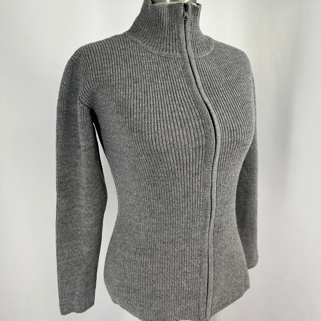 Zang Toi L/s Zip Up Sweater