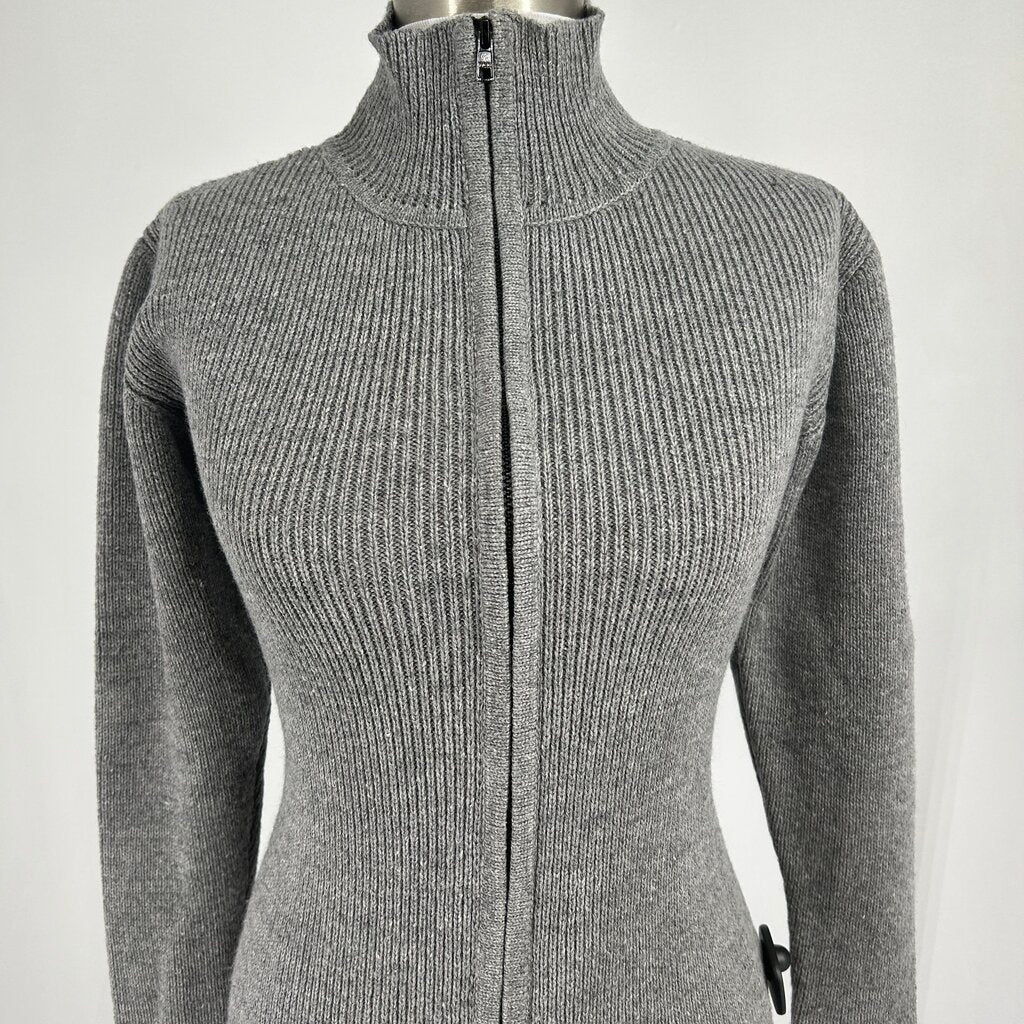 Zang Toi L/s Zip Up Sweater