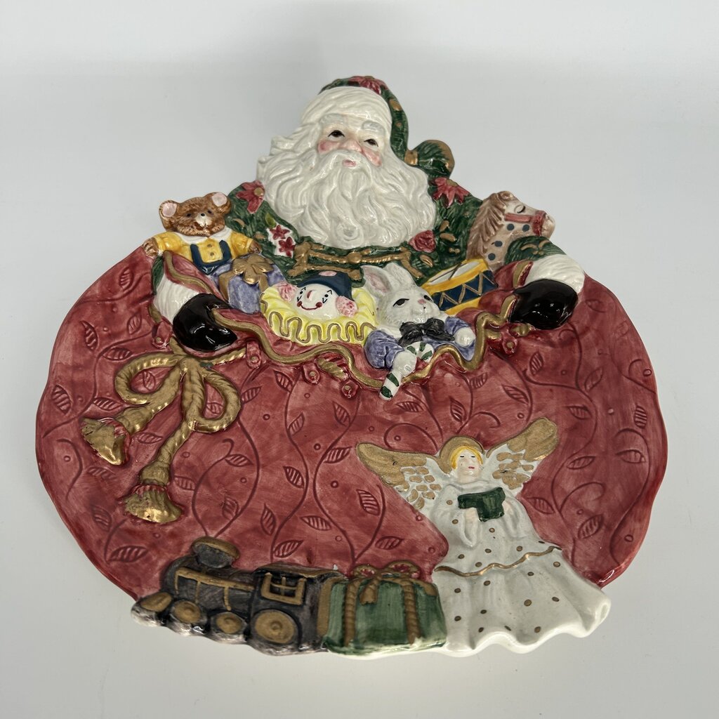 FF Santa w/ Toy Sack Plate