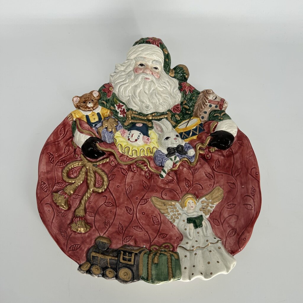 FF Santa w/ Toy Sack Plate