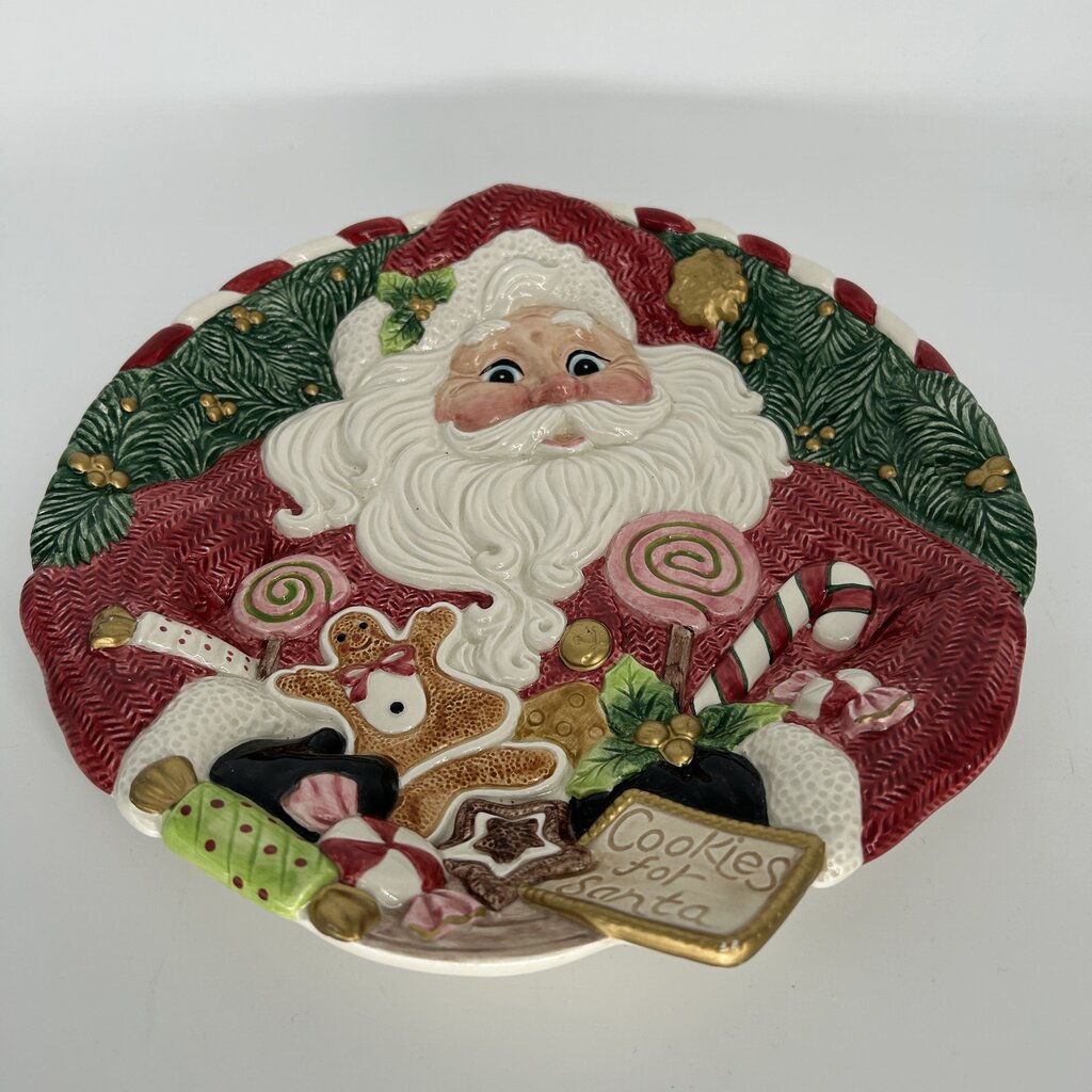 FF Cookies for Santa Plate