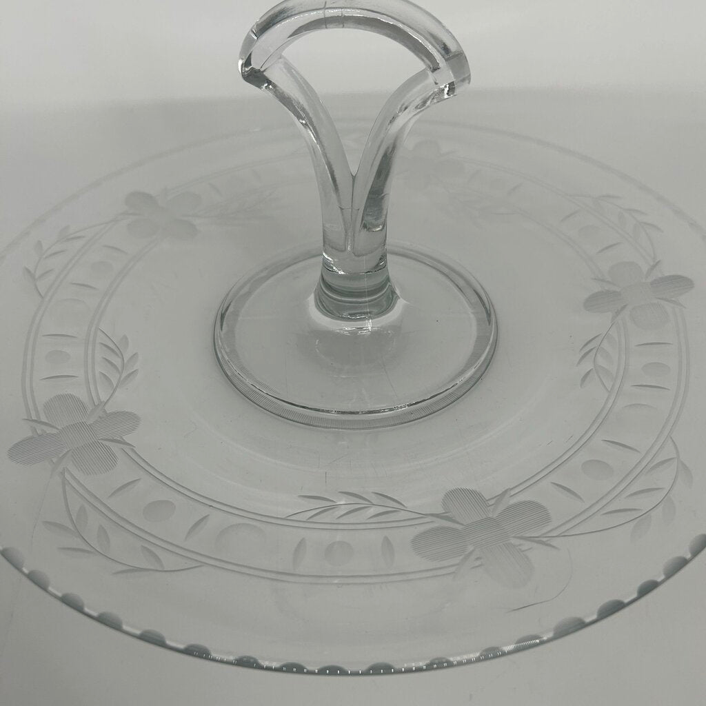 VTG Center Handle Serving Plate