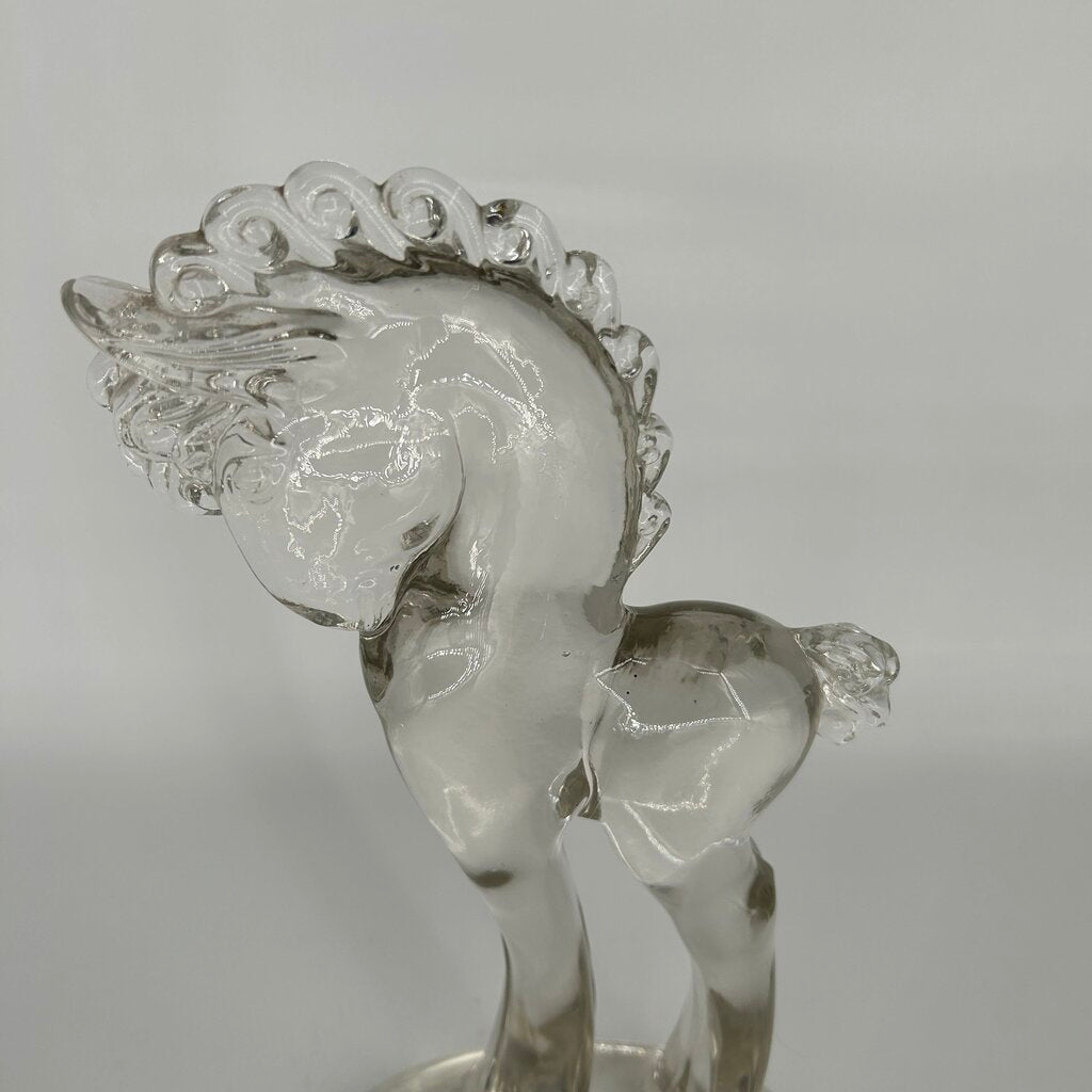 VTG Tall Glass Pony