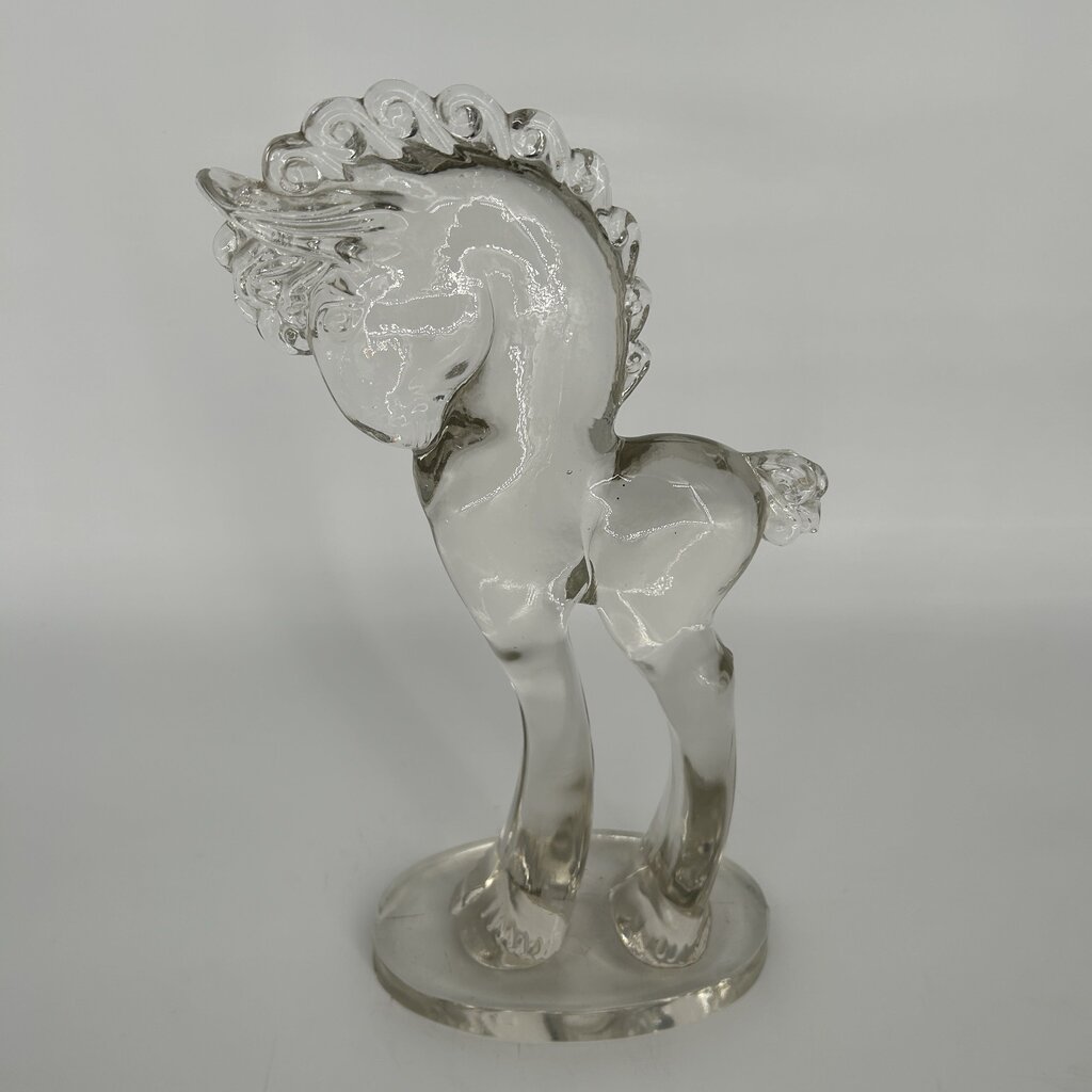 VTG Tall Glass Pony