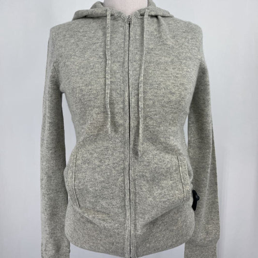 J Crew Cashmere Zip Up Hoodie