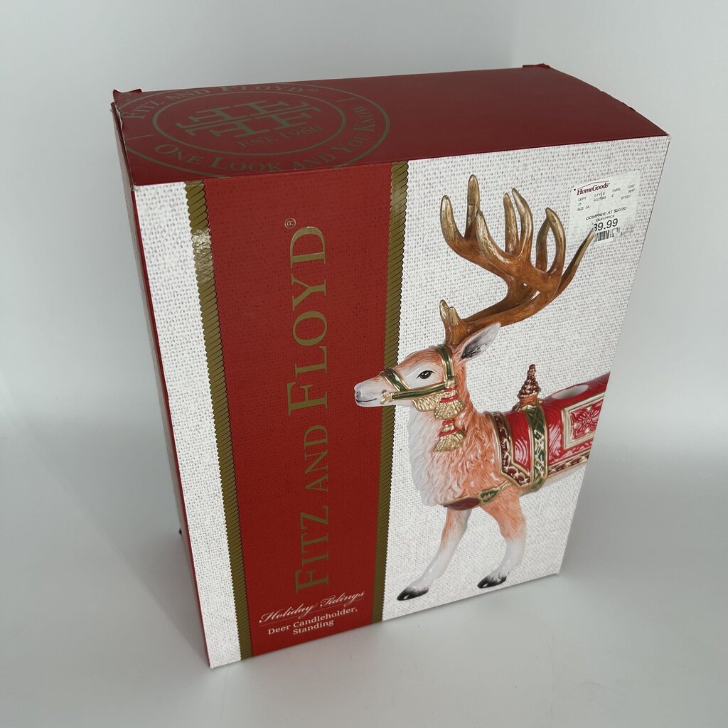 Fitz & Floyd Deer Candle Holder