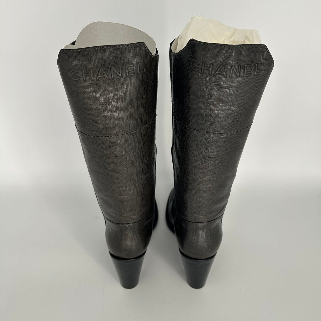 Chanel Coco Boy Tall Boots
