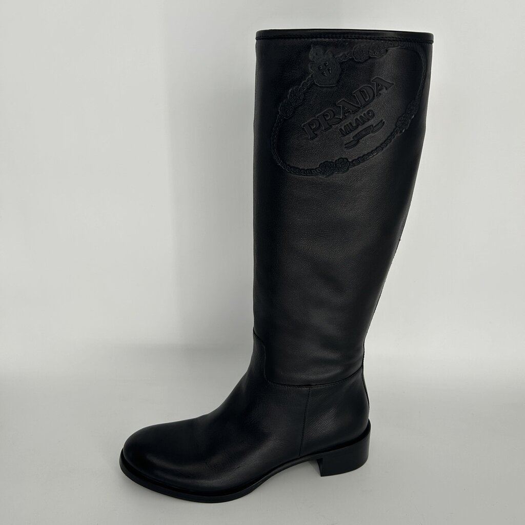 Prada Tall Leather Boots