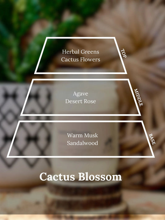 Cactus Blossom 12oz Mason Jar Candle