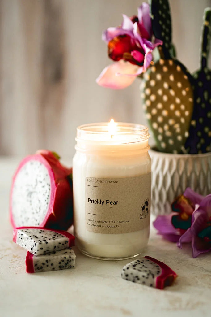 Prickly Pear 12oz Mason Jar Candle