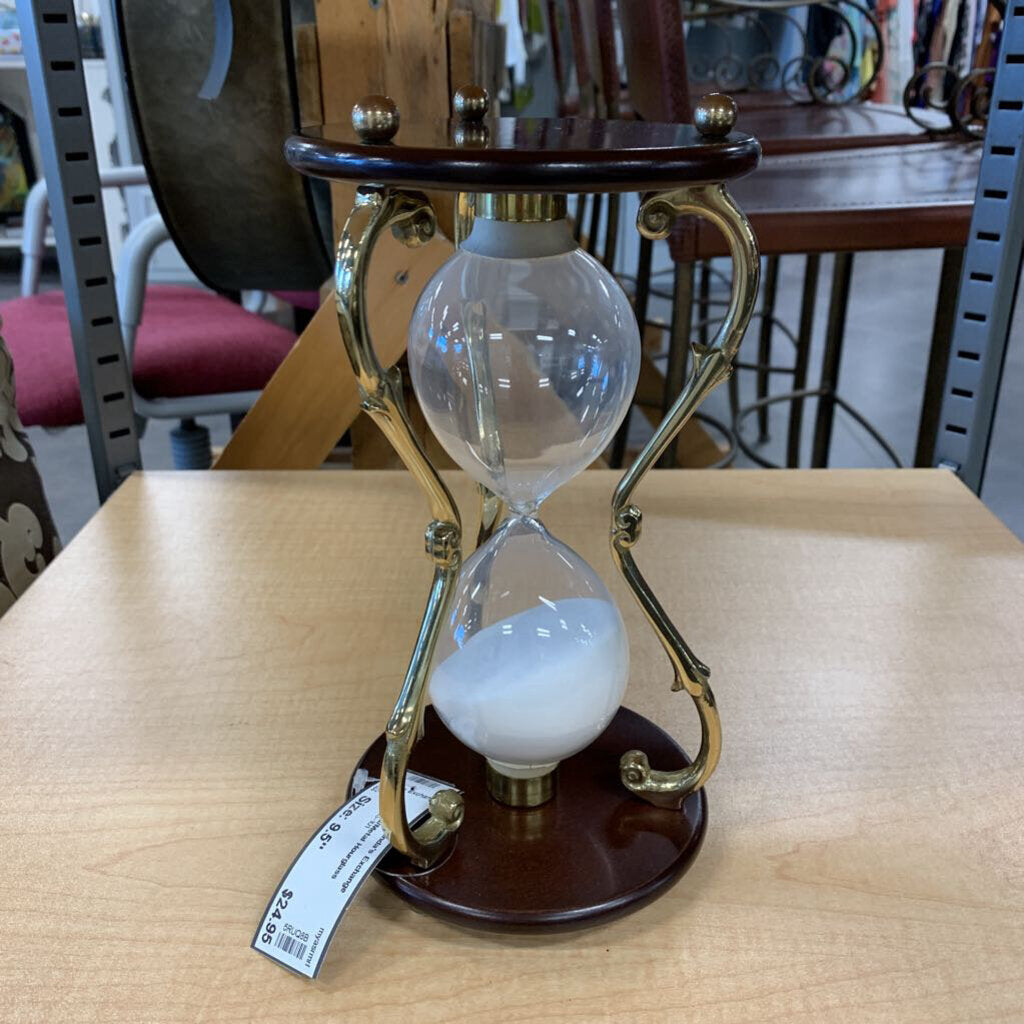 Wood/Metal Hourglass